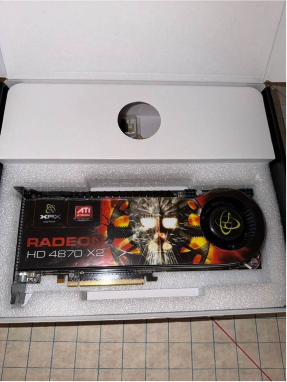 XFX ATI Radeon HD 4870 X2 2GB GDDR5 Dual GPU Graphics Card - Untested